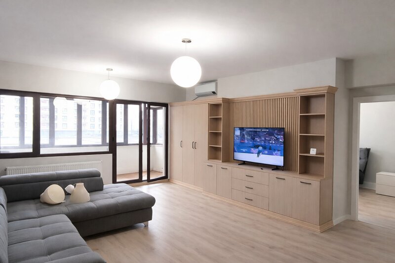 Regie, Grozavesti, 2 camere spatios, 76 mp, terasa, prima inchiriere, parcare